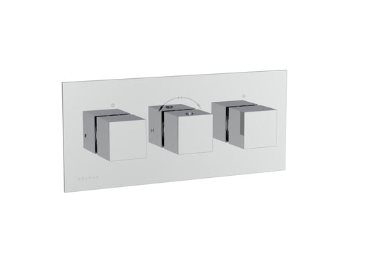 TOOGA 2 way 3 handle & plate finish kit in landscape (for TO222.L)