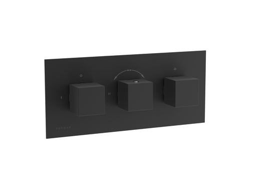 TOOGA 2 way 3 handle & plate finish kit in landscape (for TO222.LMB)