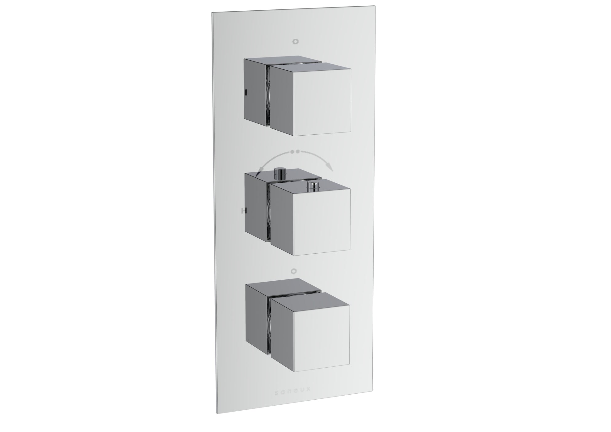TOOGA 2 way 3 handle & plate finish kit (for TO222)