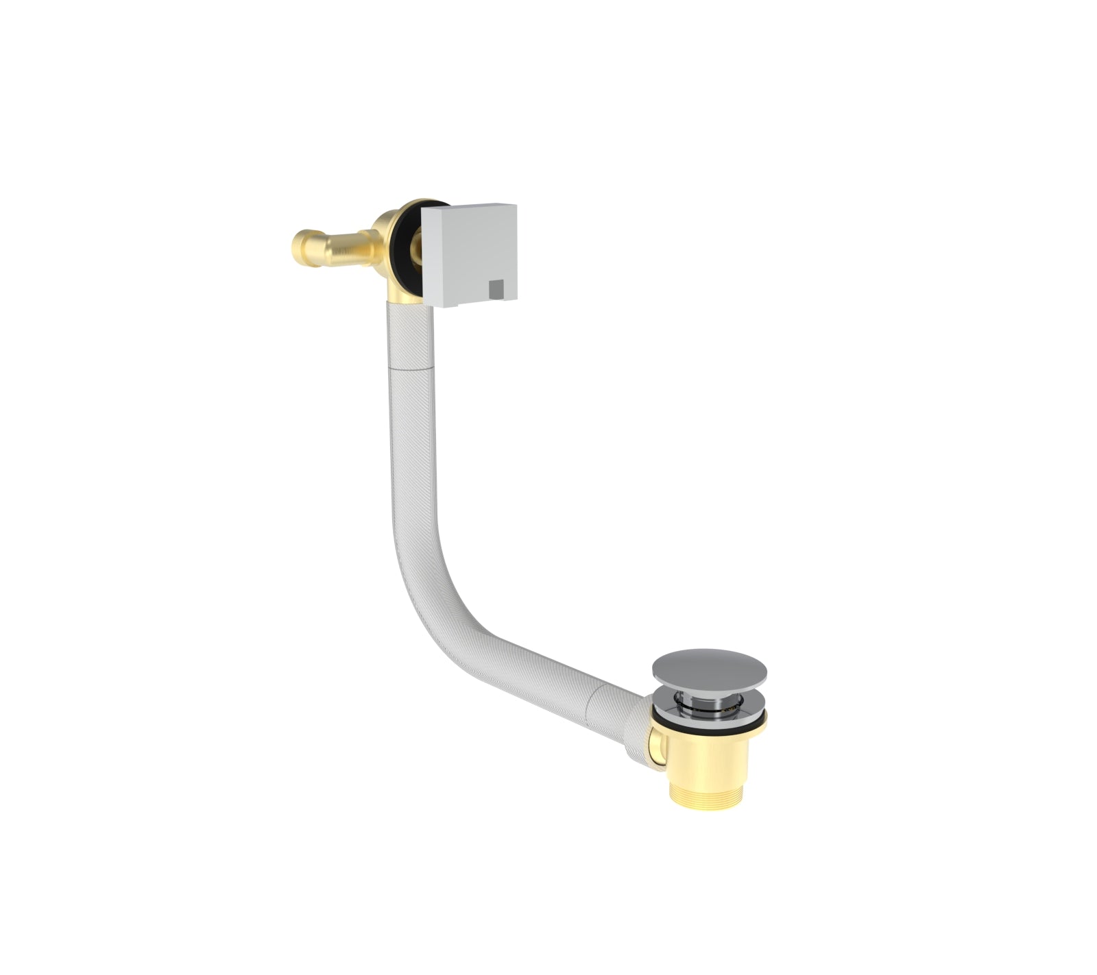 TOOGA easy clean bath filler, overflow & clicker waste