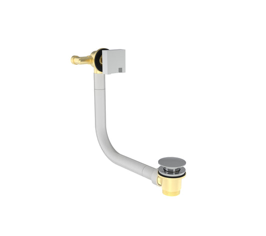 TOOGA easy clean bath filler, overflow & clicker waste