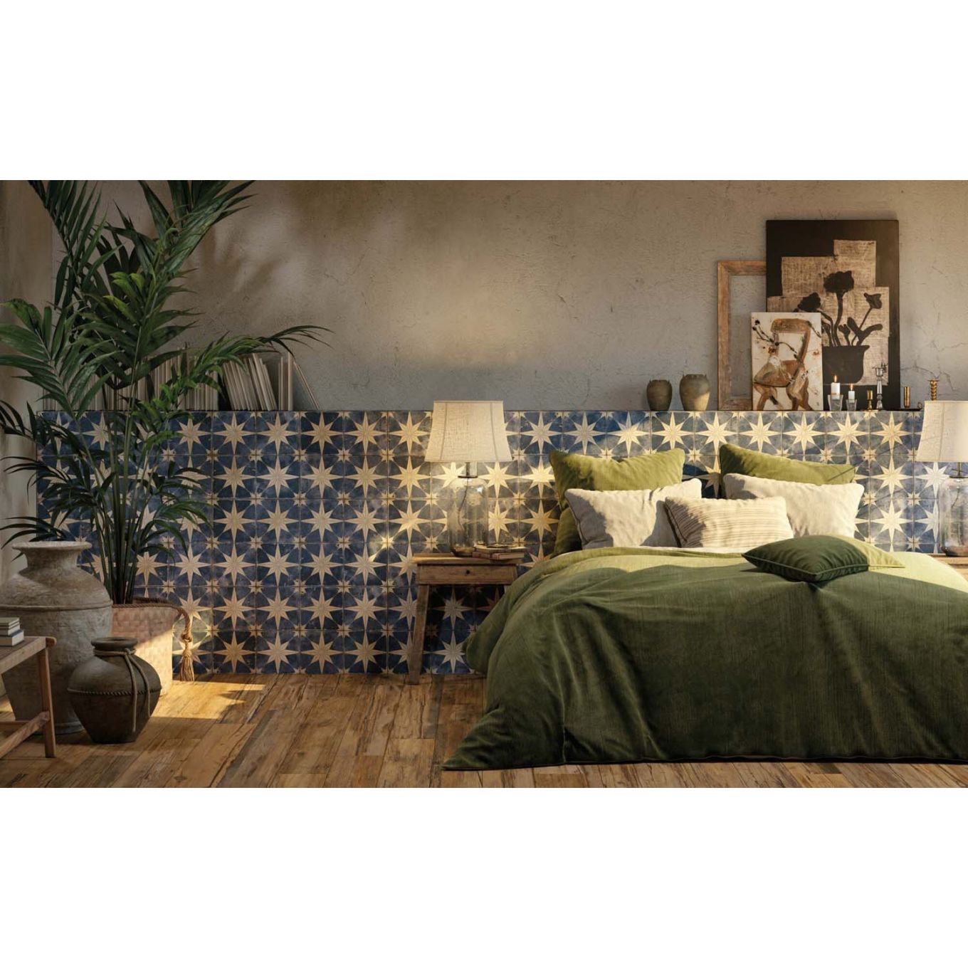 Fired Star Blue Reverse Matt Ceramic Tile 450x450mm