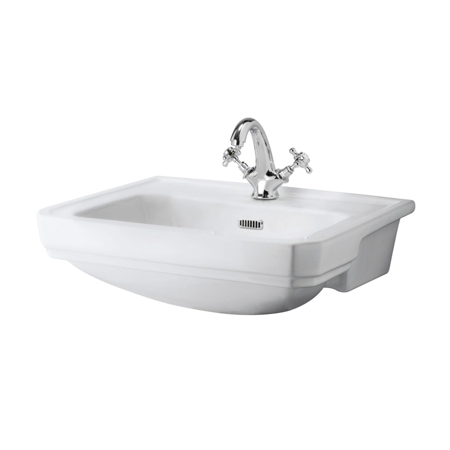 Traditional Semi-Recessed Basin