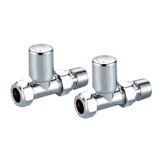 Towel Rail Valves Straight (Pair)