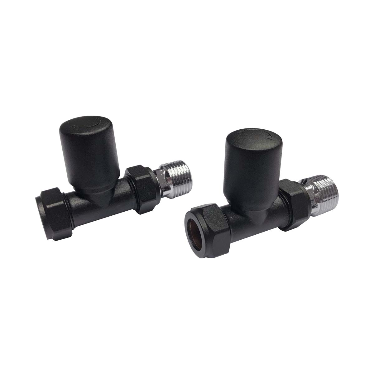 Towel Rail Valves Straight (Pair)