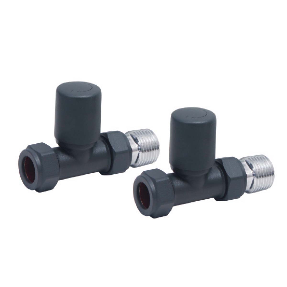 Towel Rail Valves Straight (Pair)