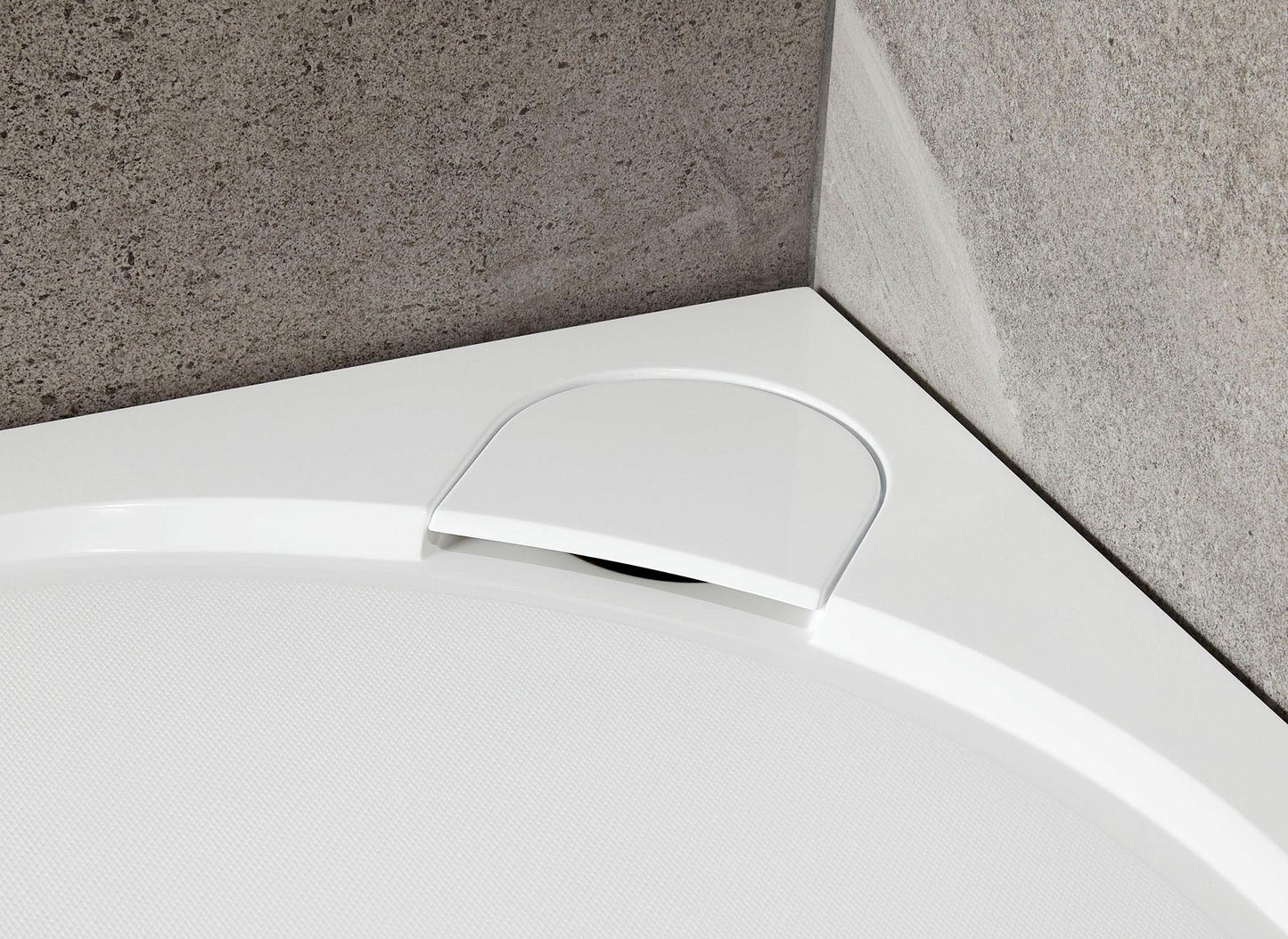 Elegant Haven Talla 1000 X 800 Stone Resin White Shower Tray 6