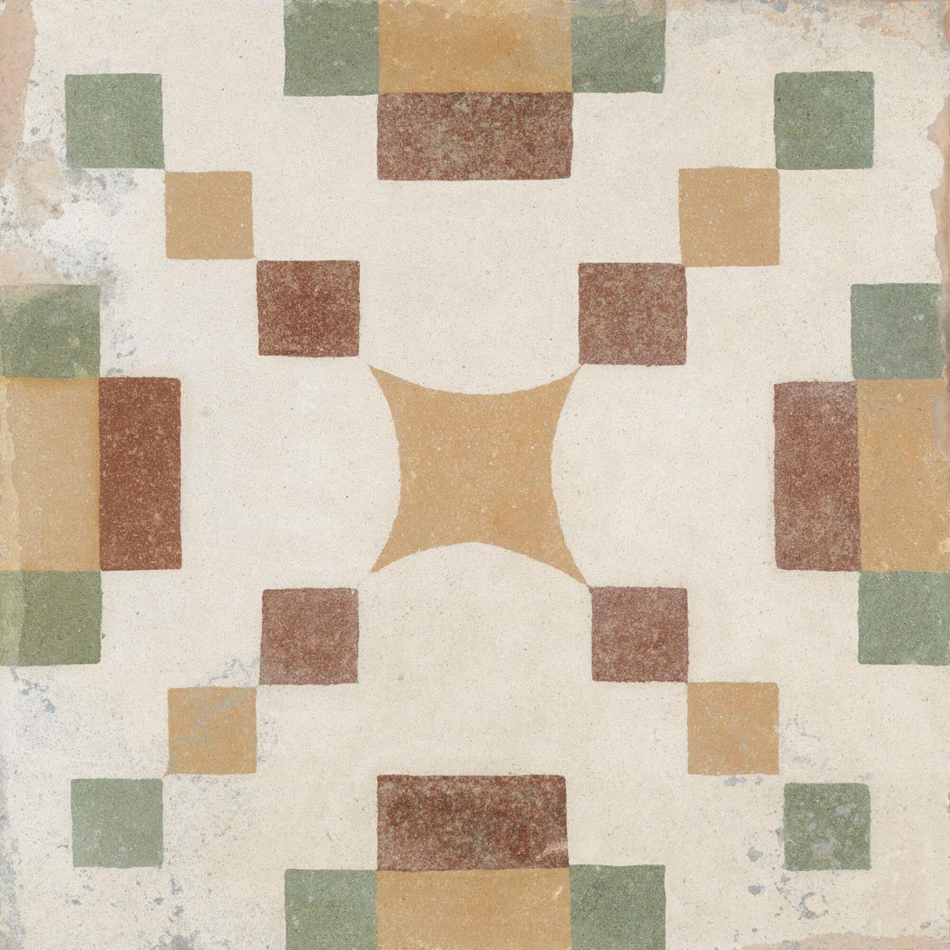 Machu Campanara Matt Porcelain Patterned Tile 223x223mm