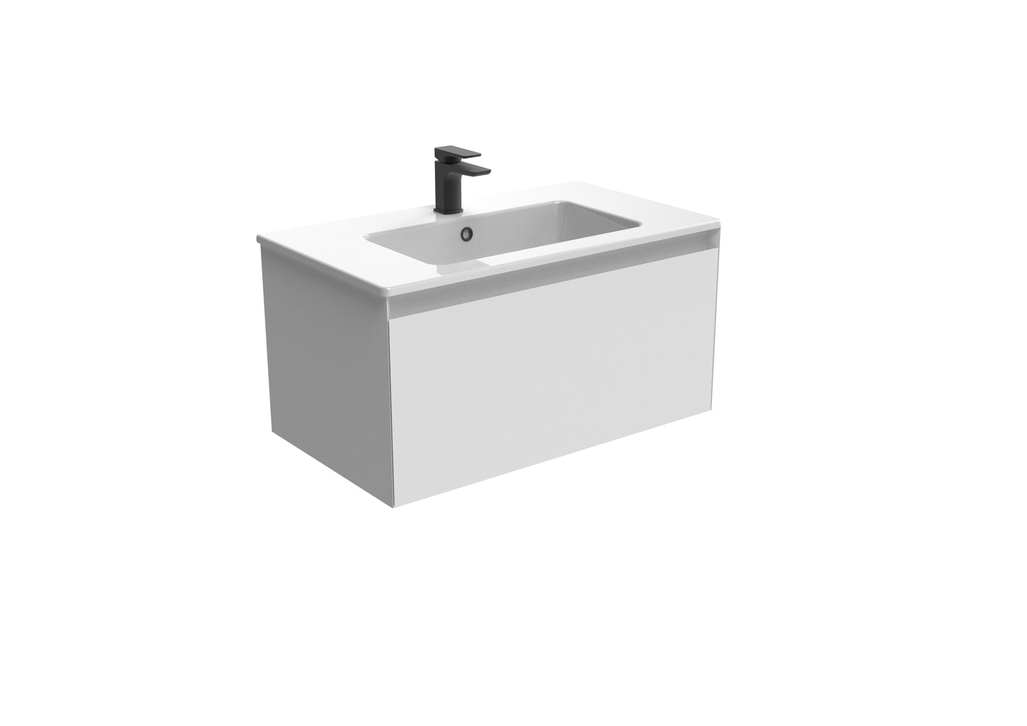 UNI 80x47cm washbasin 1TH