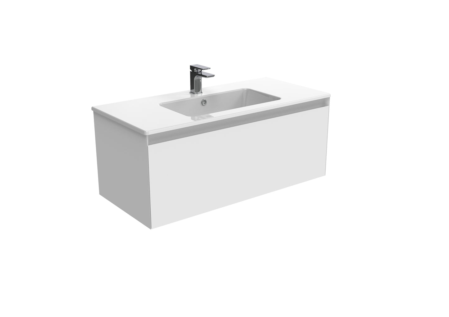UNI 100x47cm washbasin 1TH