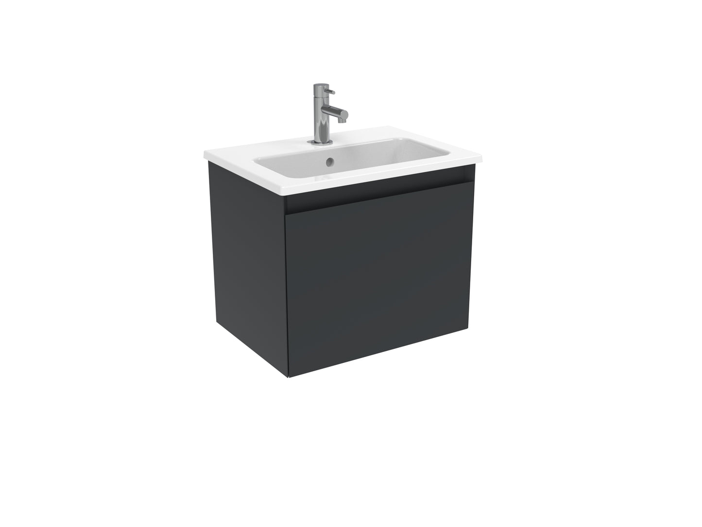 UNI 50cm 1 drawer wall mounted unit