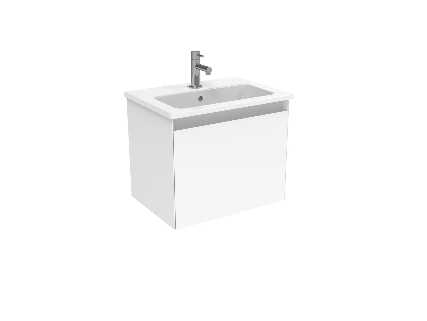 UNI 50cm 1 drawer wall mounted unit