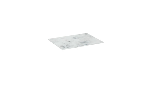 UNI 60cm countertop - Matte Carrara White