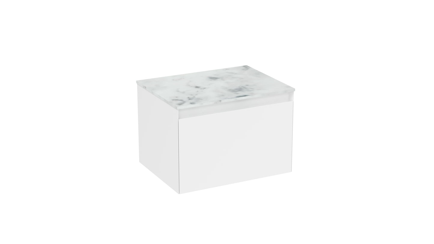 UNI 60cm 1 drawer wall mounted unit