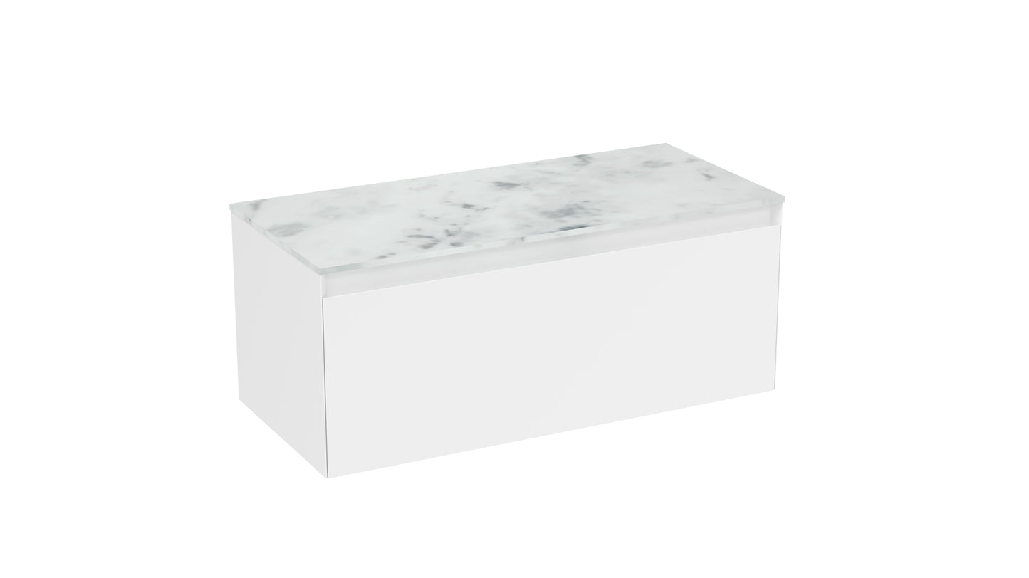 UNI 100cm 1 drawer wall mounted unit