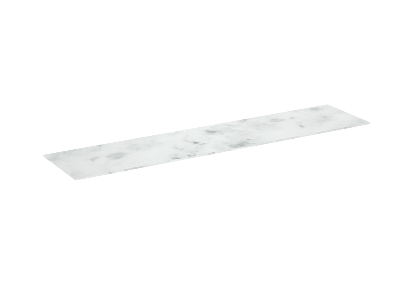 UNI 200cm countertop - Matte Carrara White