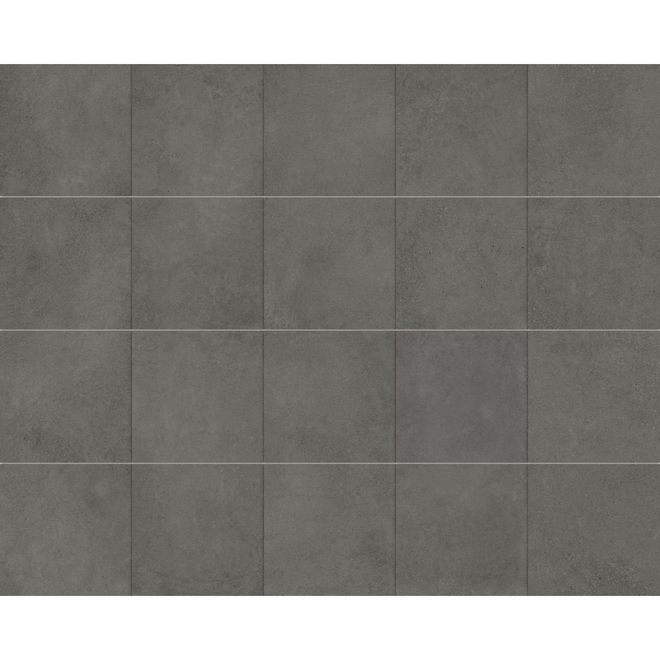 Hamburg Graphite Matt Porcelain Tile 600x600mm