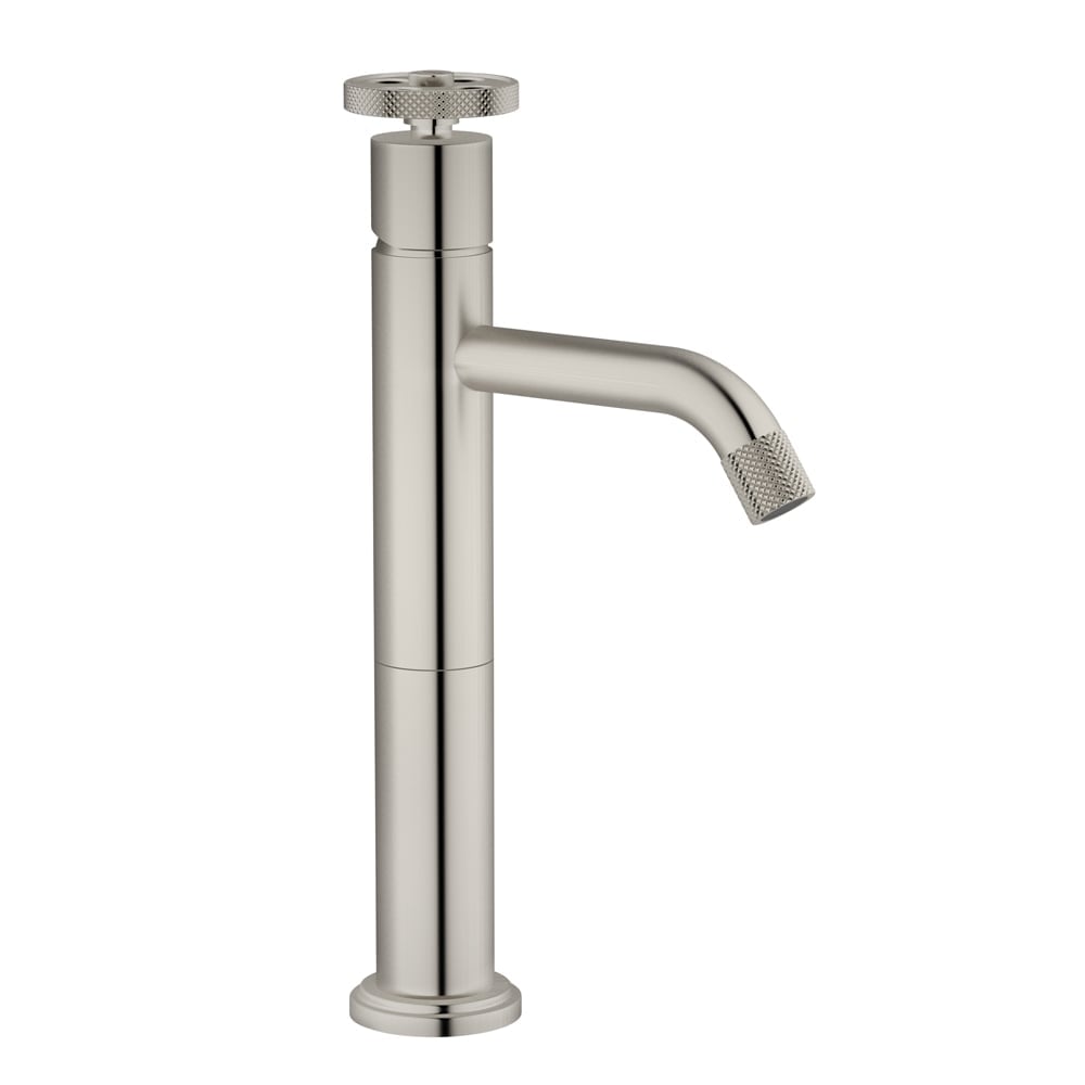 Urban Brushed Nickel Tall Basin Mixer Tap