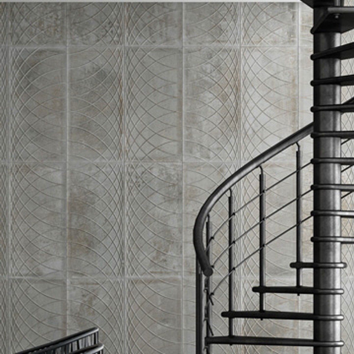 Fontana Gris Decor Porcelain Tile 450x900mm