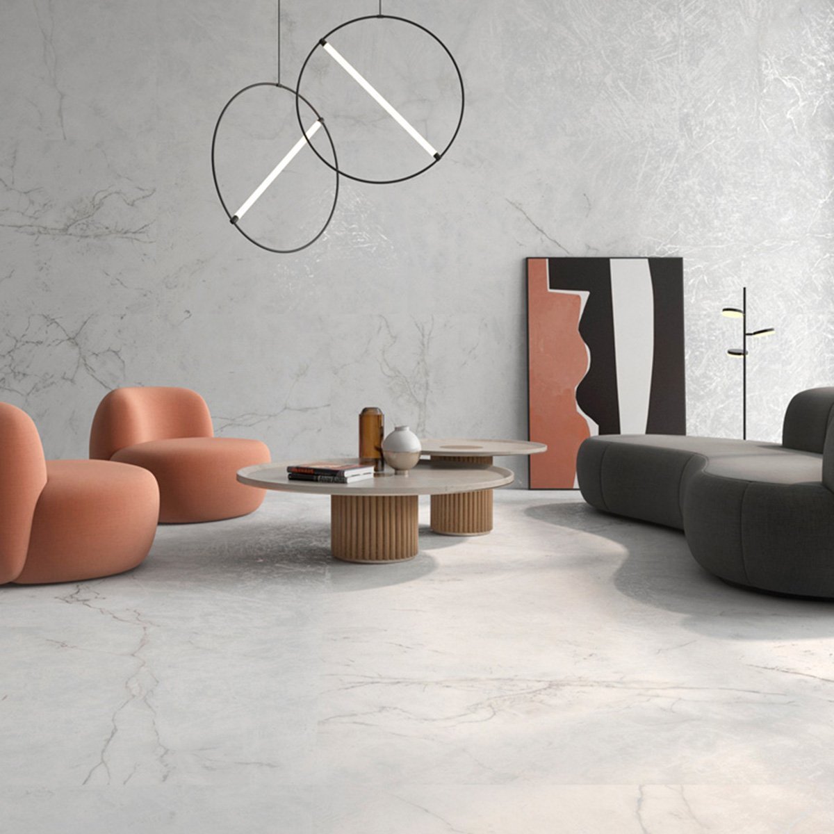 Kendrick Blanco Lappato Porcelain Tile 1200x1200mm