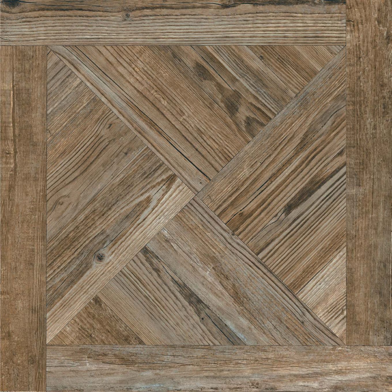 Pinkman Umber Wood Effect Matt Porcelain Tile 900x900mm