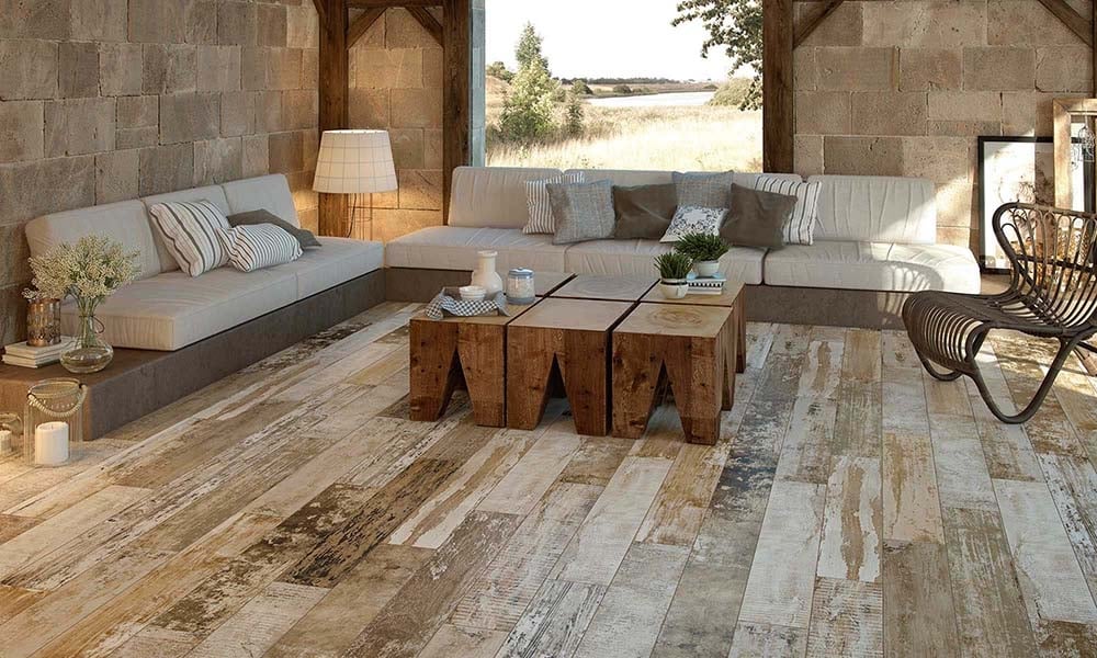 Ubank Natural Wood Effect Matt Porcelain Tile 200x1200mm