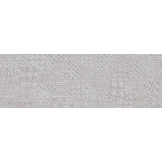Houston Matt Grey Decor Ceramic Tile 1200x400mm