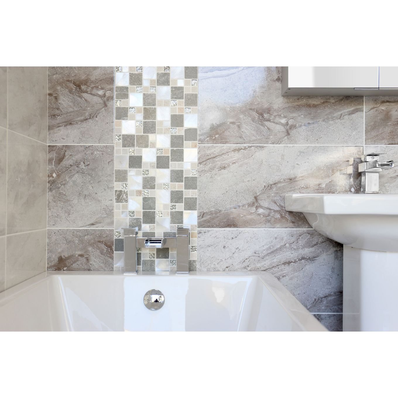 Heidi Anthracite Ceramic Tile 300x600mm