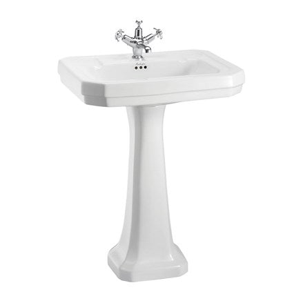 Victorian 61cm Basin & Standard Pedestal