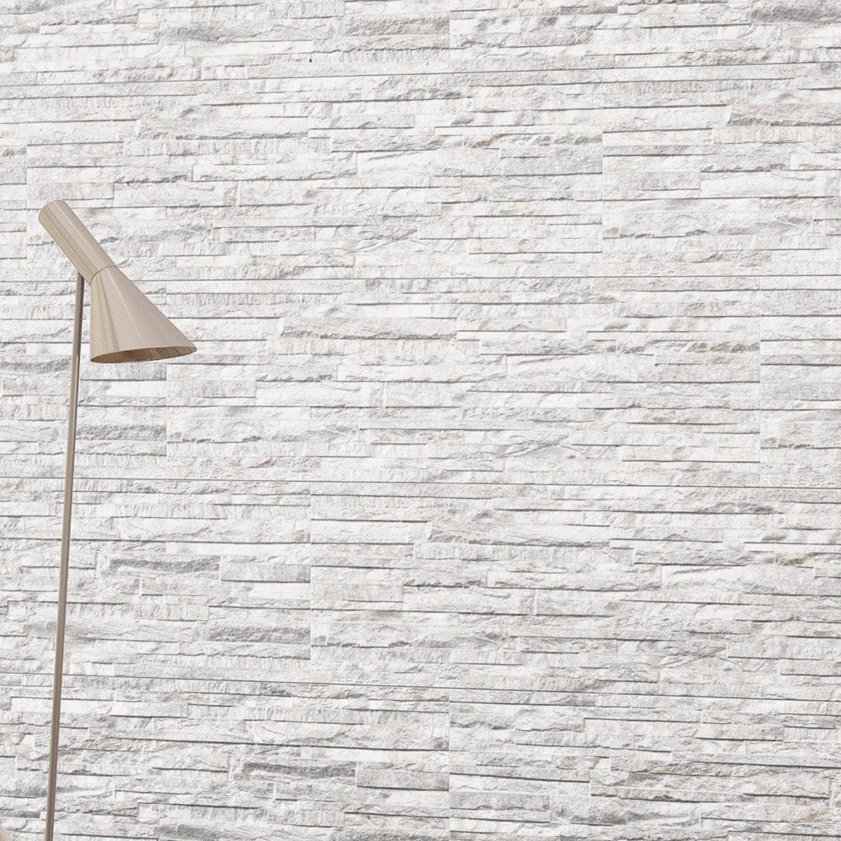 Archimedes White Matt Porcelain Tile 320x890mm