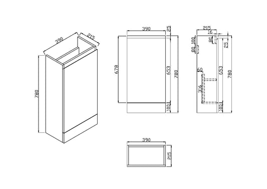 Waterguard Cloakroom Floor Mounted