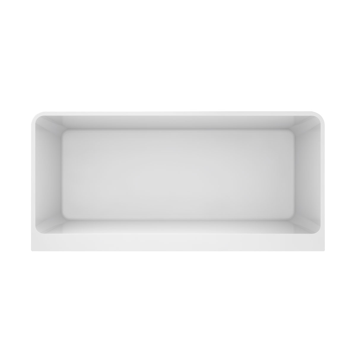 Milo White Freestanding Acrylic Bath 1680x800mm