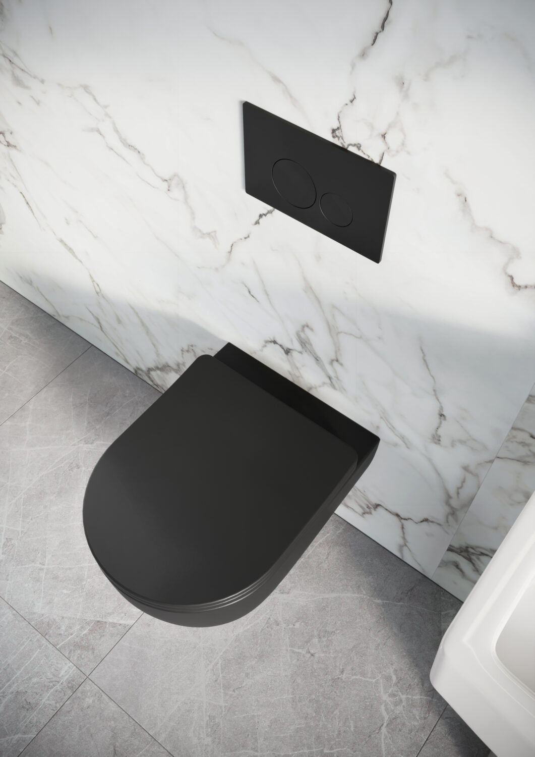 Riviera Round Wall Hung WC