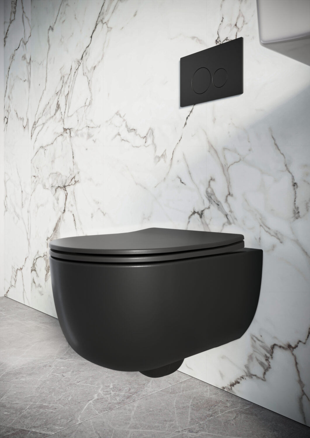 Riviera Round Wall Hung WC