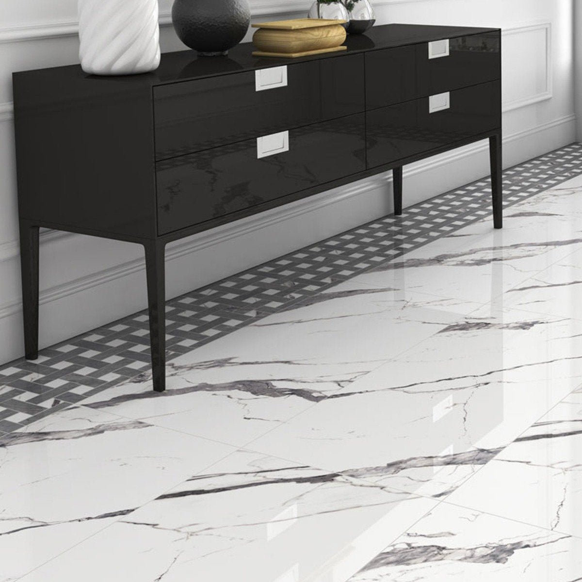 Scalpello Marble Porcelain Matt Tile 500x500mm