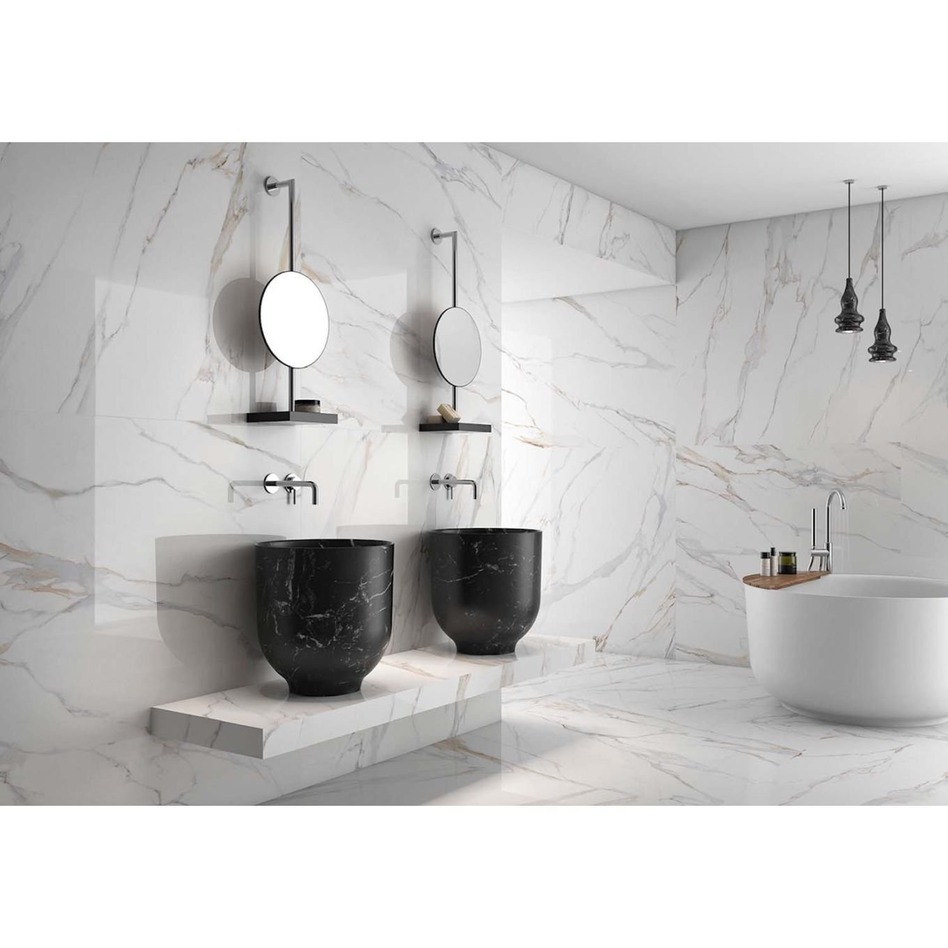 Polar Gold Polished Porcelain Tile 600x1200mm