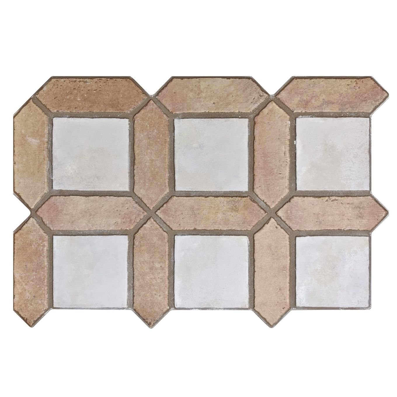 Adelfia Coto White Matt Terracotta Tile 600x400mm