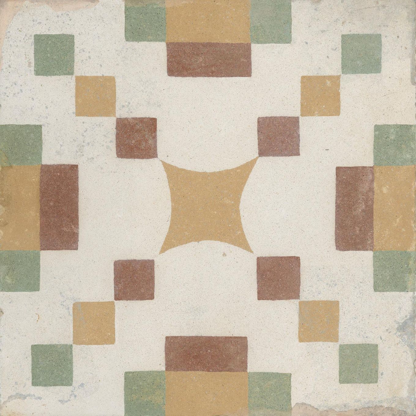 Machu Campanara Matt Porcelain Patterned Tile 223x223mm