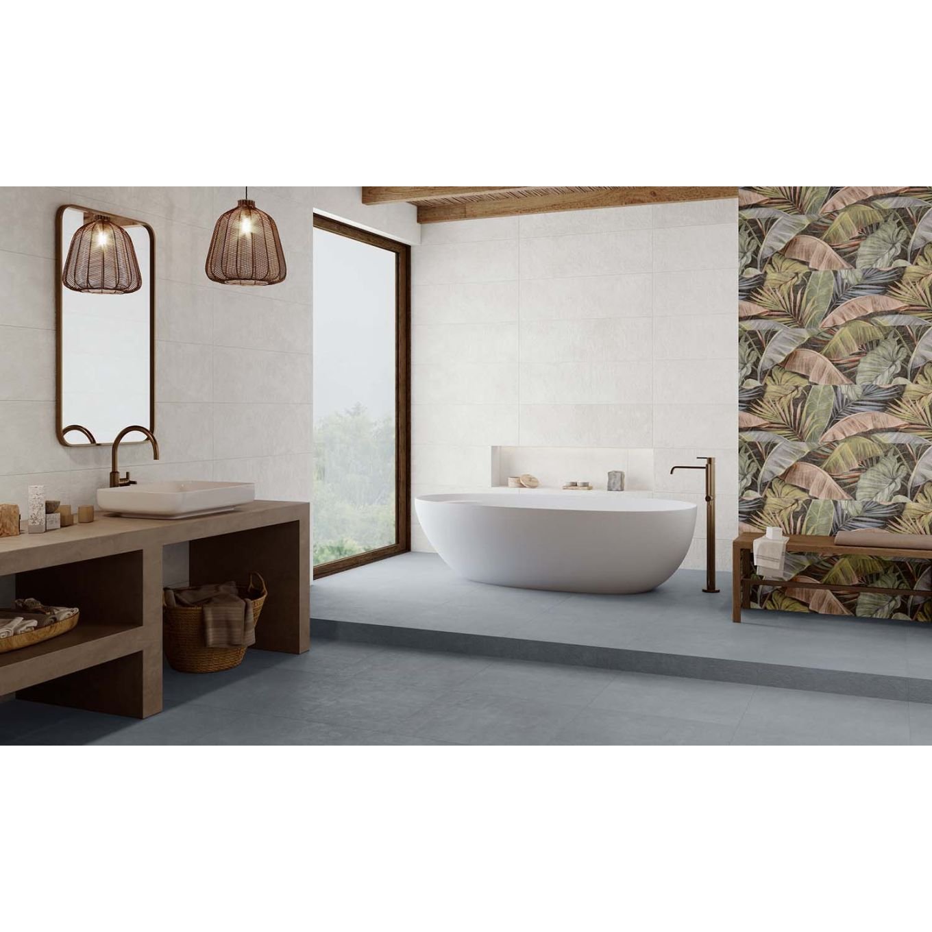 Marrakesh Azul Matt Porcelain Tile 600x600mm