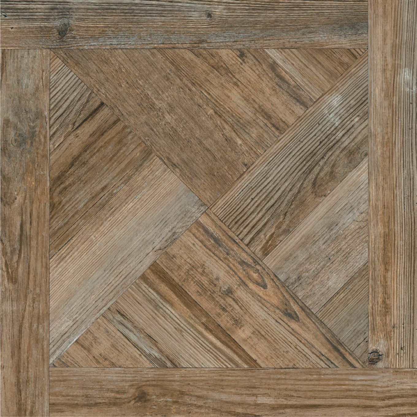 Pinkman Umber Wood Effect Matt Porcelain Tile 900x900mm