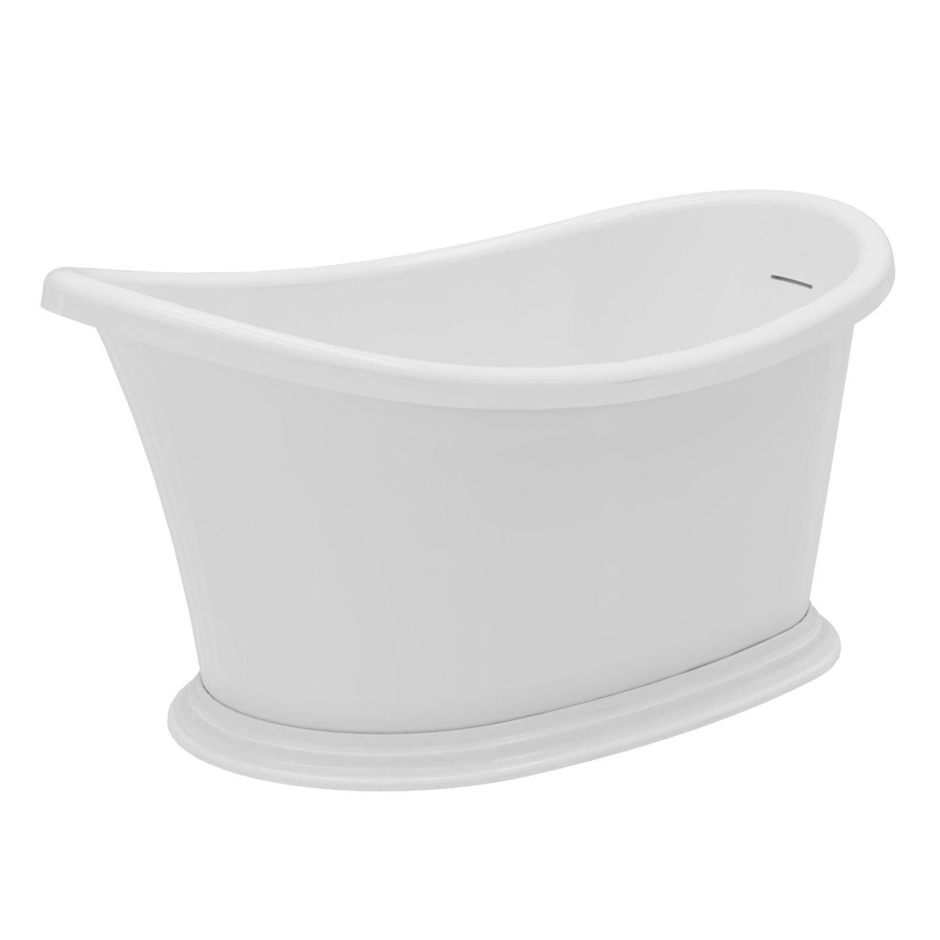 Brampton White Traditional Freestanding Rolltop Bath 1350x710mm