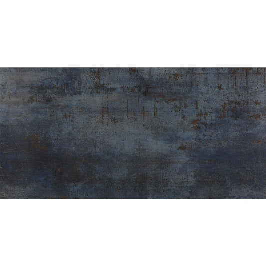 Metallon Royal Blue Semi-Polished Metallic Porcelain Tile 600x1200mm