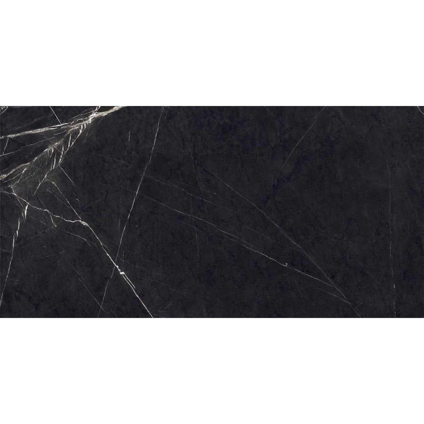 Magnito Black Marble High Gloss Porcelain Tile 1200x600mm