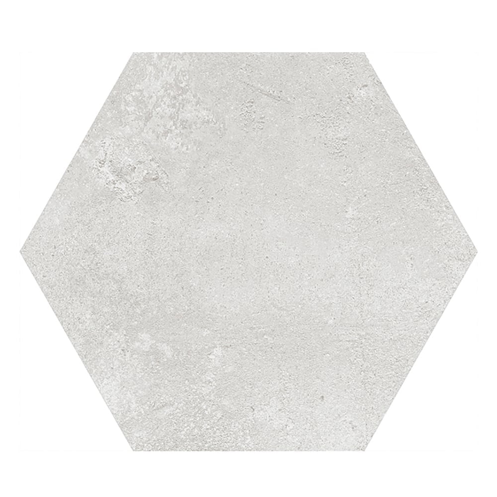 Gandi Concrete Perla Hexagon Matt Porcelain Tile 250x290mm