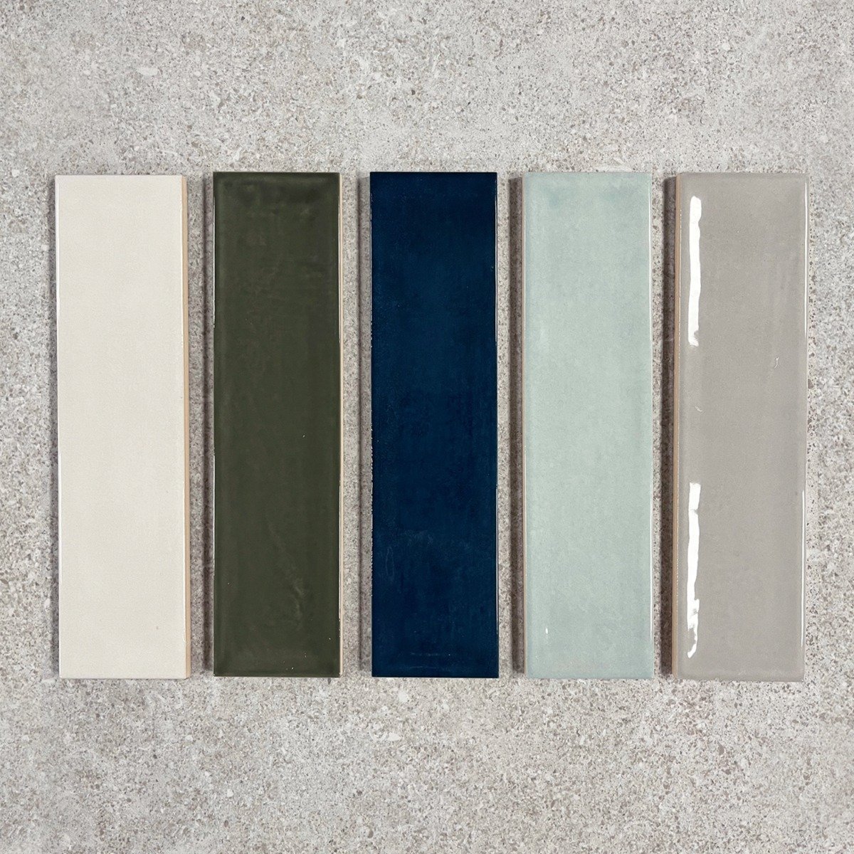 Navajo Blanco Gloss Ceramic Brick Tile 75x300mm