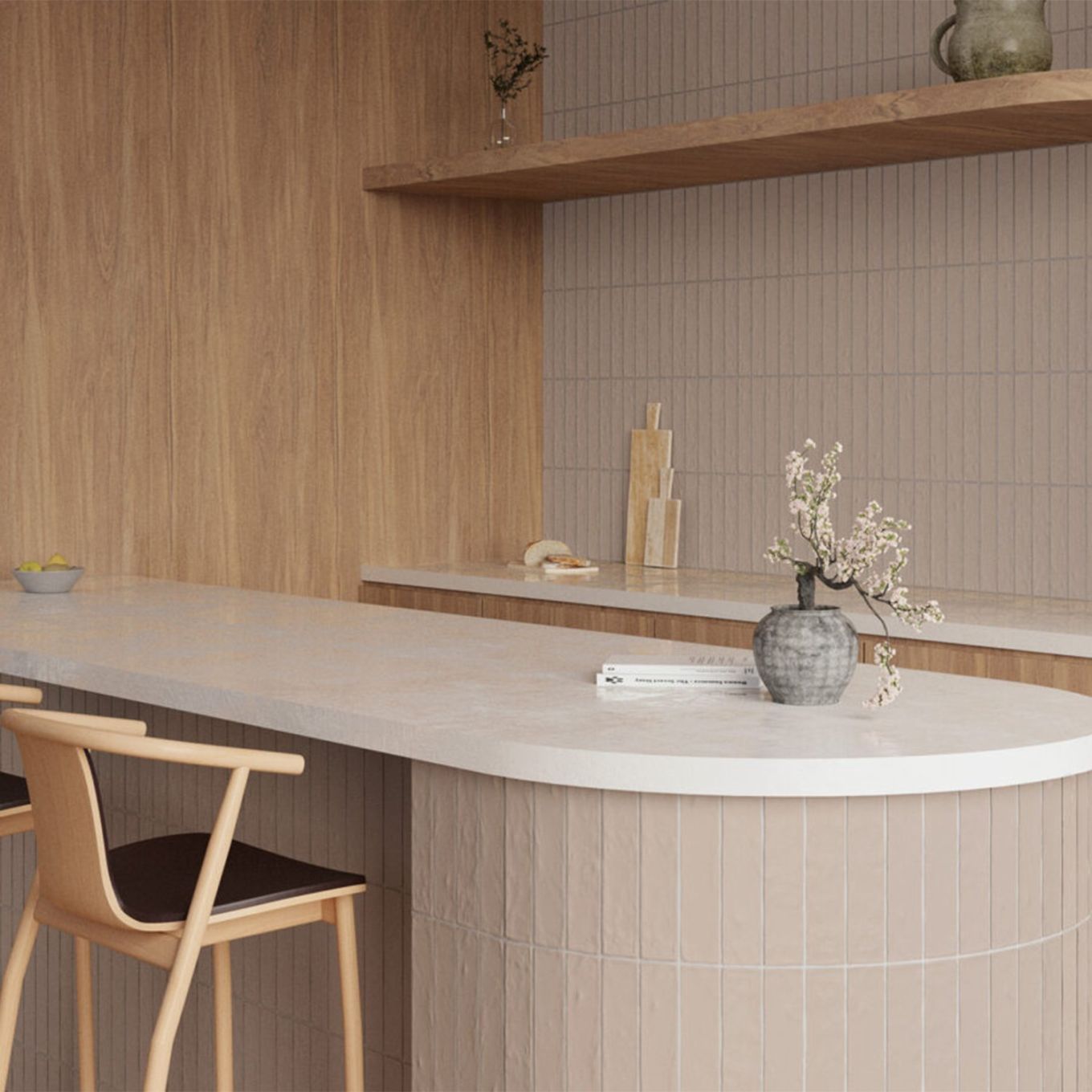 Aurora Nude Matt Porcelain Tile 250x50mm