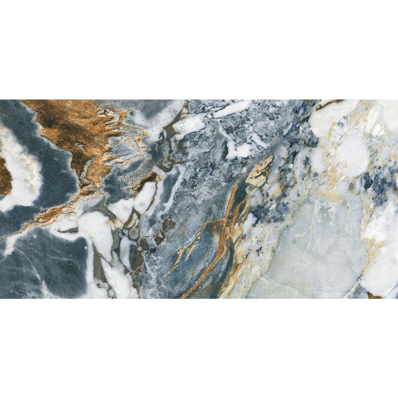 Hansell Blue Super Polished Porcelain Tile 1200x600mm