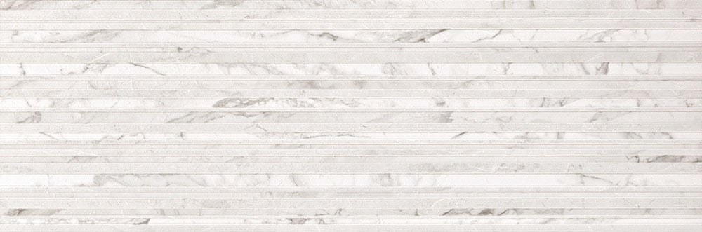 La Bella White Decor Matt Ceramic Tile 400x1200mm