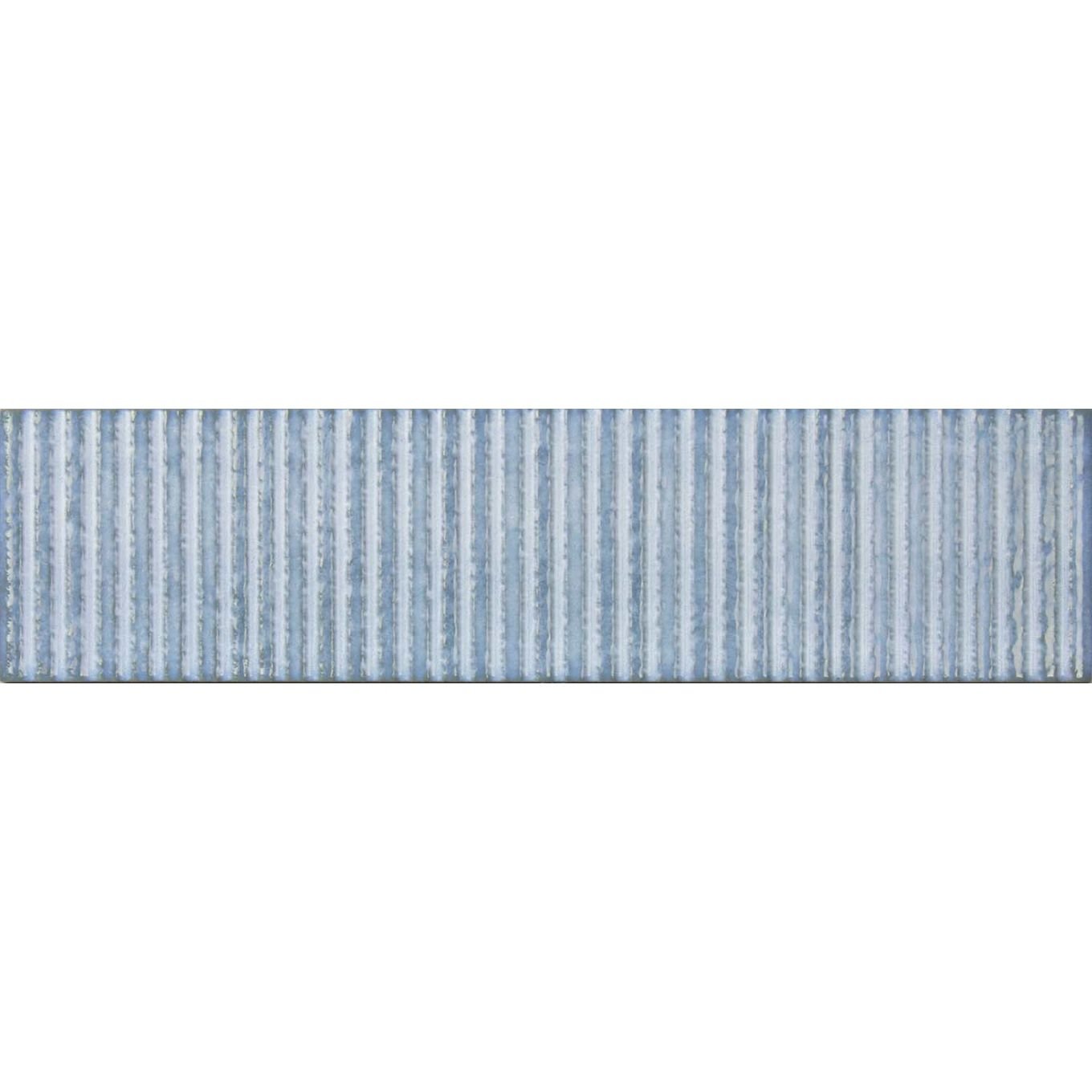 Canillo Aqua Gloss Ceramic Brick Tile 300x75mm