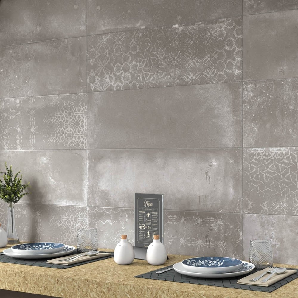 Fabrika Taupe Plain Ceramic Tile 250x750mm